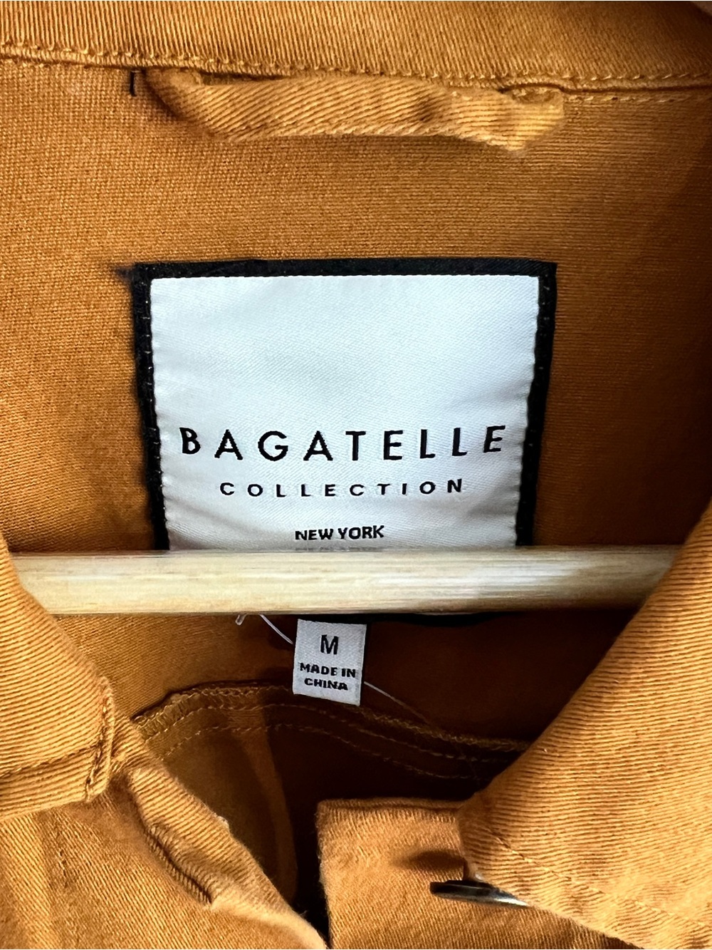 NWT Bagatelle Mustard Yellow Cotton Jean Jacket - Picture 5 of 13